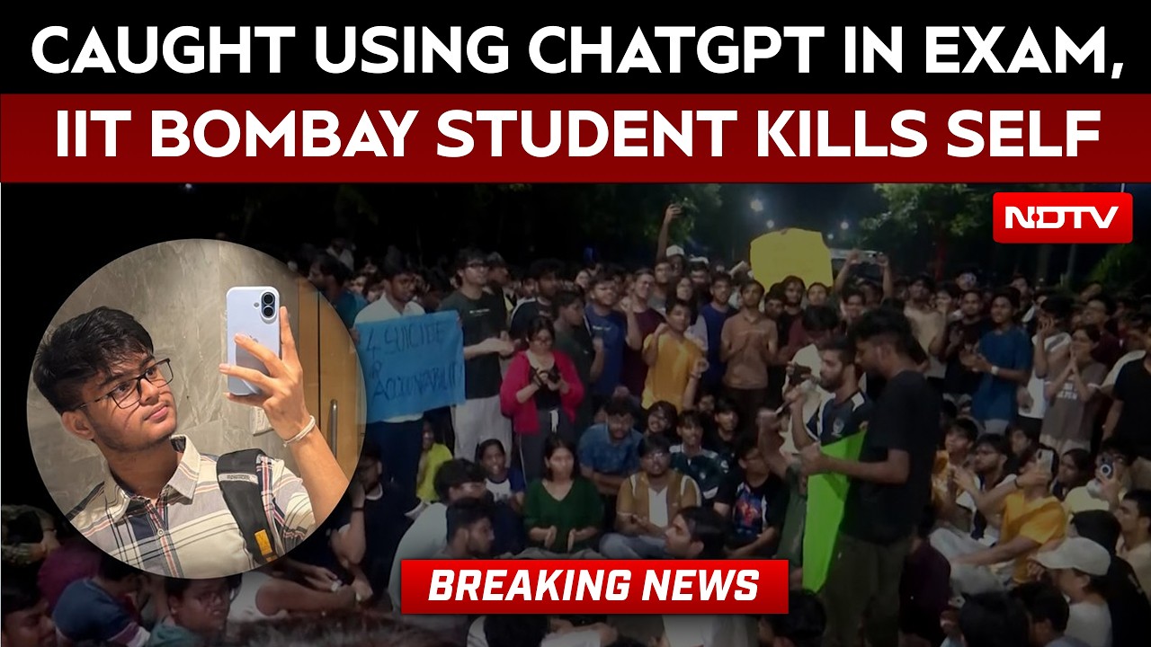 IIT Bombay News | Caught Using ChatGPT In Exam, IIT Bombay Student Kills Self, Protests Erupt