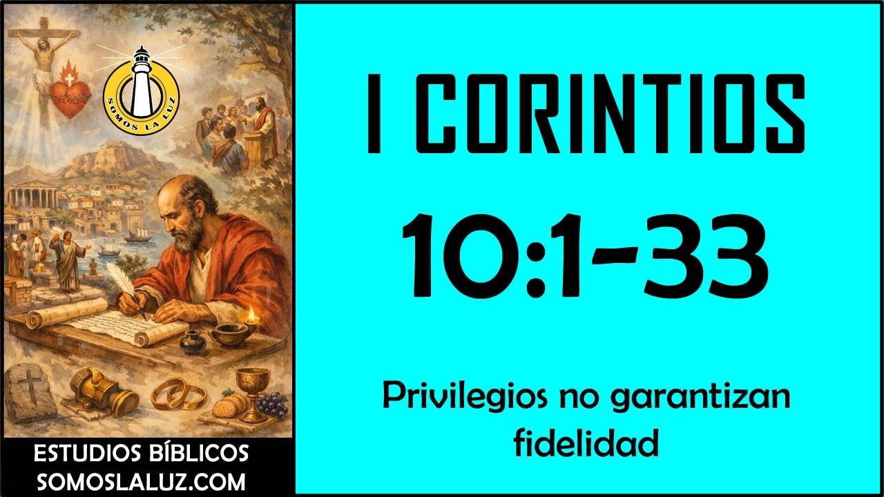 1 Corintios 10:1-33 - Privilegios no garantizan fidelidad