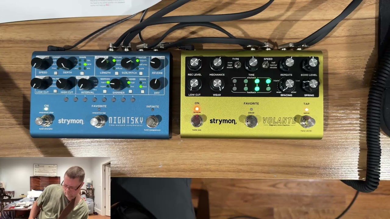 New Pedal Day- Strymon Volante and Nightsky