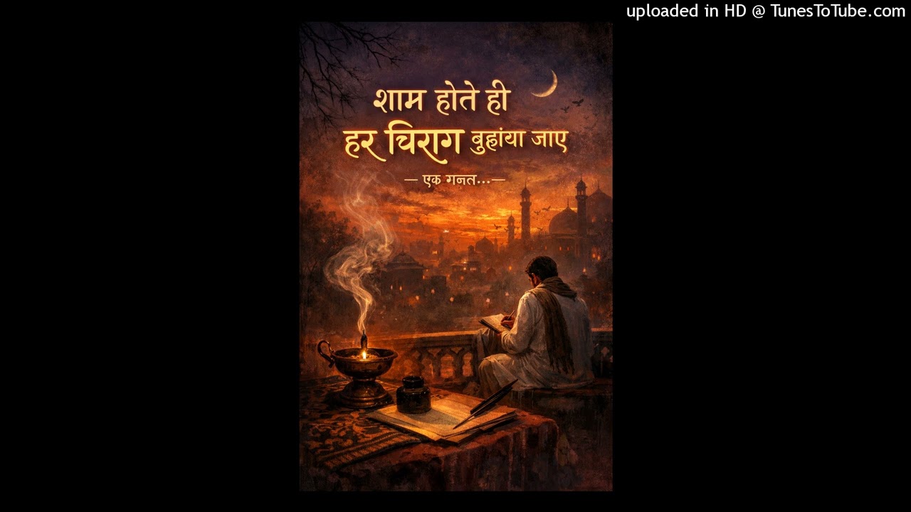 शाम होते ही हर चिराग बुझाया जाए