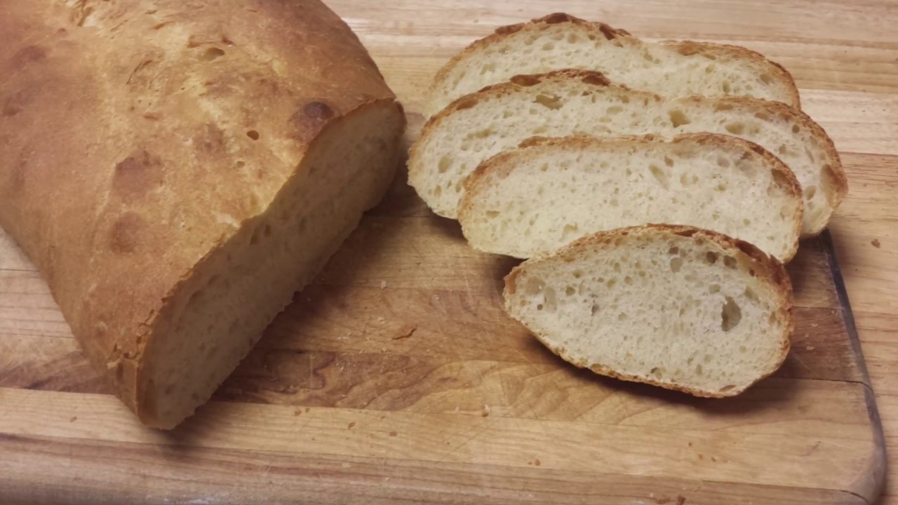 عمل خبز إيطالي طيب كتير .  How to make Italian Bread