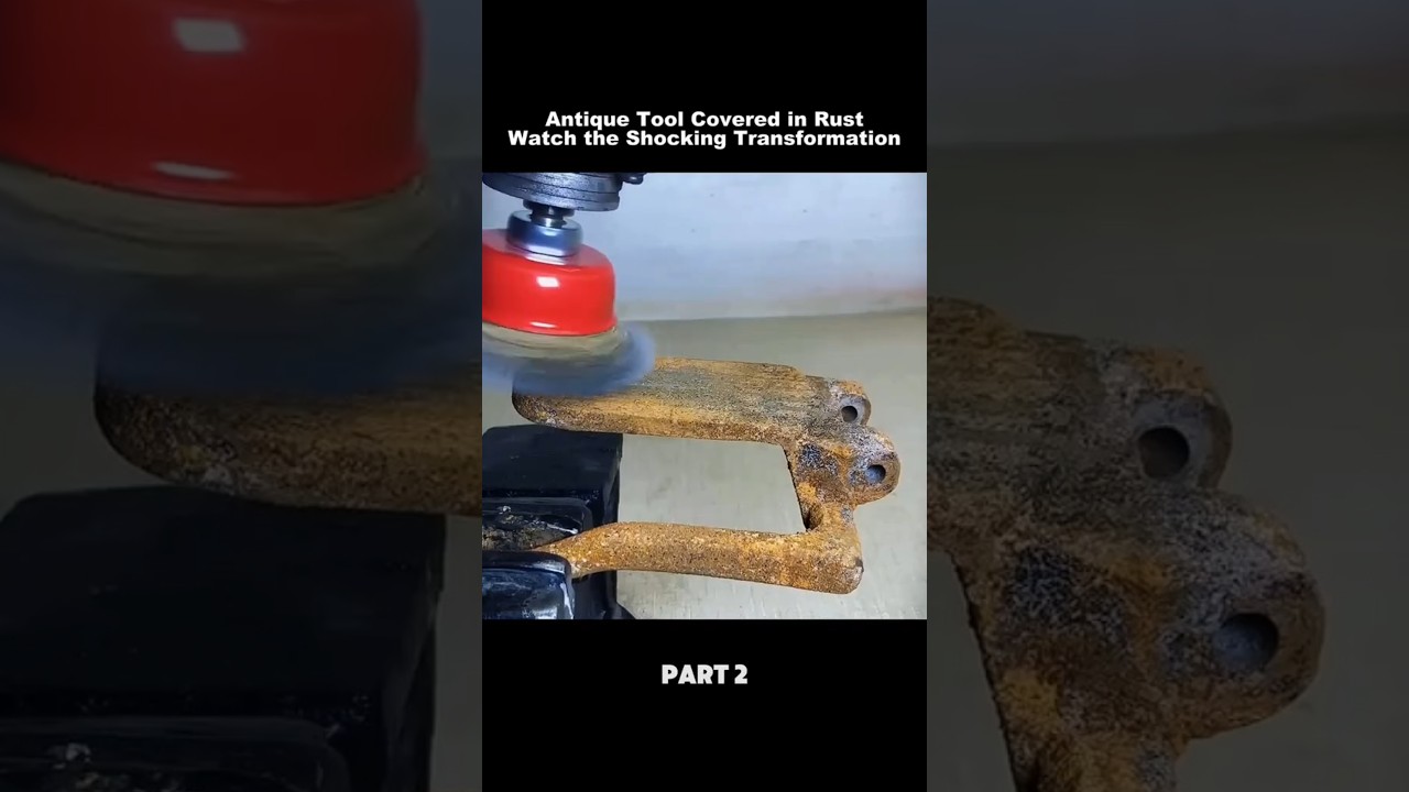 ANTIQUE TOOL COVERED IN RUST WATCH THE SHOCKING TRANSFORMATION #antique #antiquetools #antiquepower