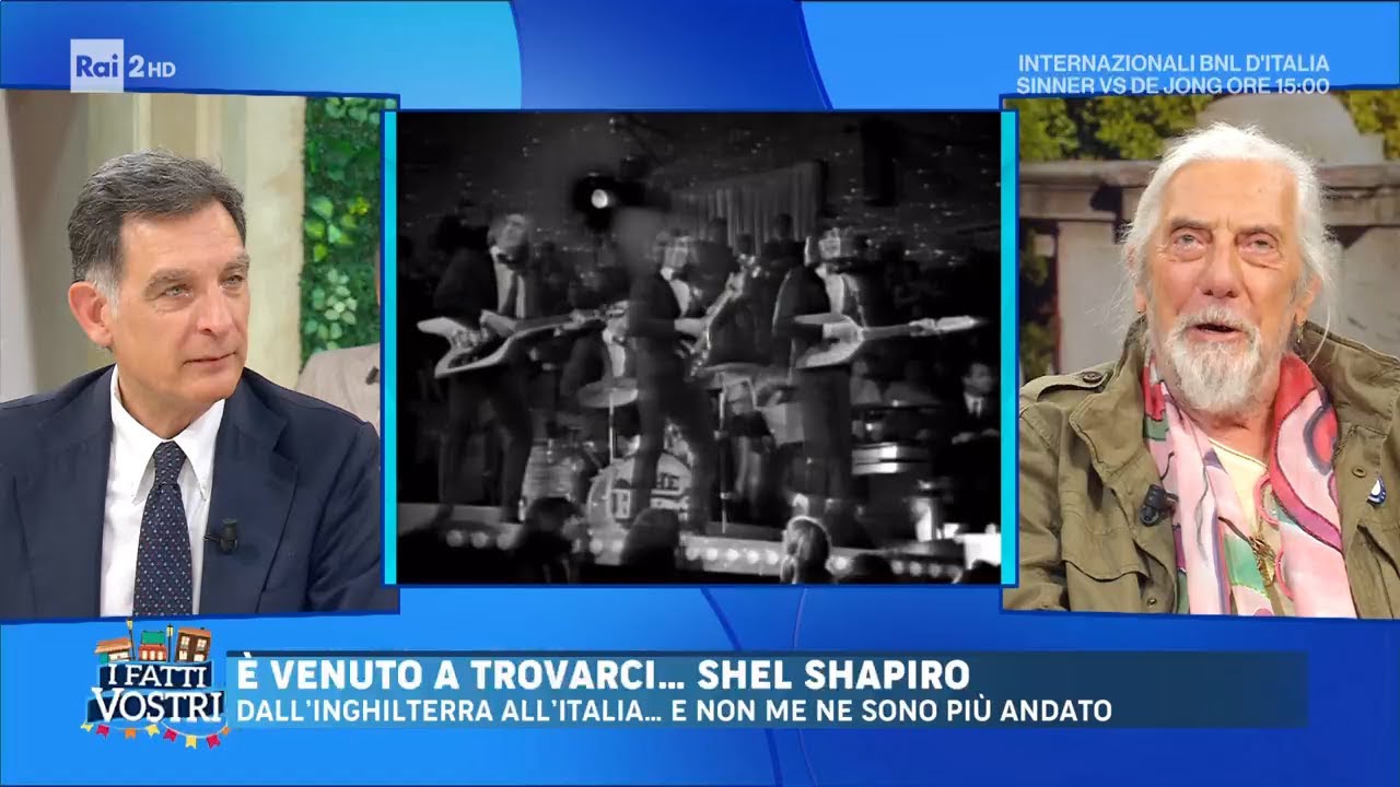 È venuto a trovarci... Shel Shapiro - I Fatti Vostri 12/05/2025
