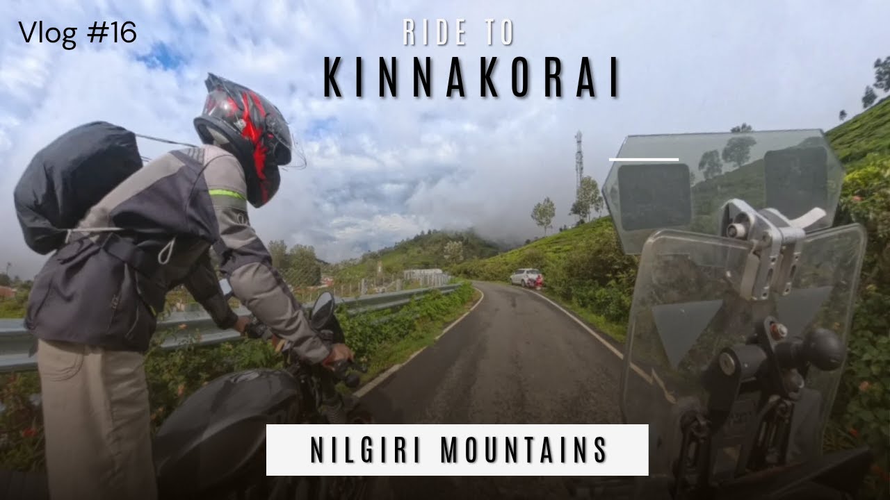 Riding the road that leads to Kinnakorai, the last village of Tamil Nadu. #vlog #motovlog #explore