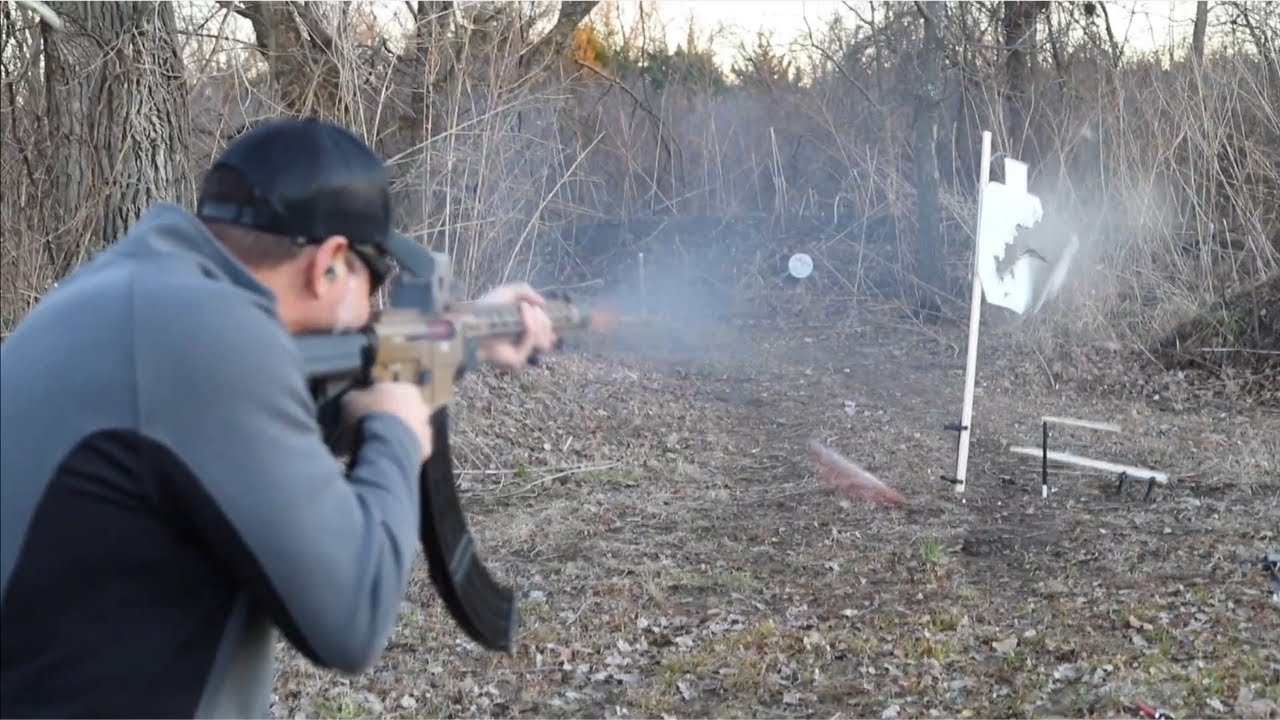 VR80 Semi-Auto Shotgun Destroying Targets - Eighteen 12 Gauge Rounds in 2.9 Seconds !!!