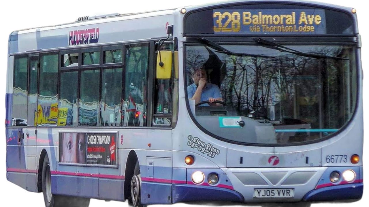 Amazing ZF First Huddersfield Volvo B7RLE Wright Eclipse Urban 66773 YJ05 VVR