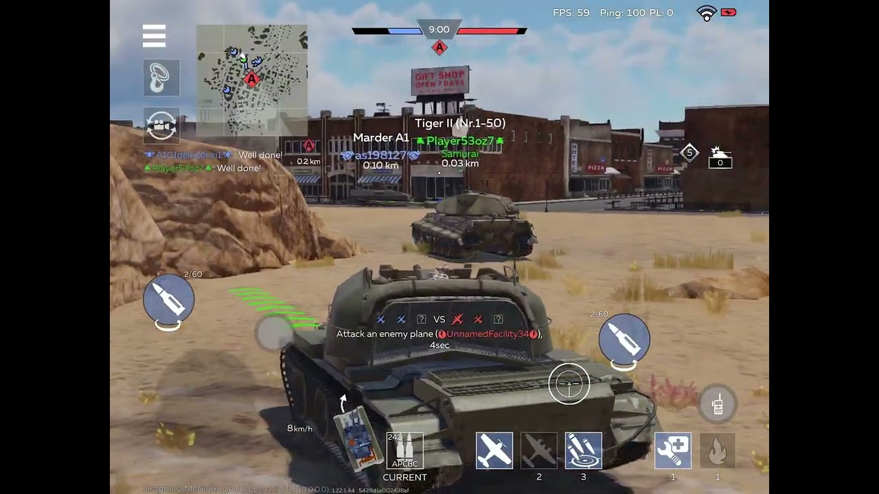 Playing war thunders anti everything the Soviet ZSU-57-2!