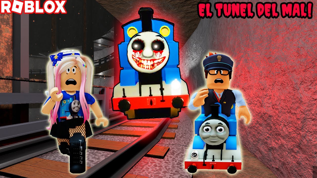 El Tren Thomas Malvado Nos Persigue En Un Túnel Y Tenemos Que Escapar! Nuevo Mapa!🚂😲
