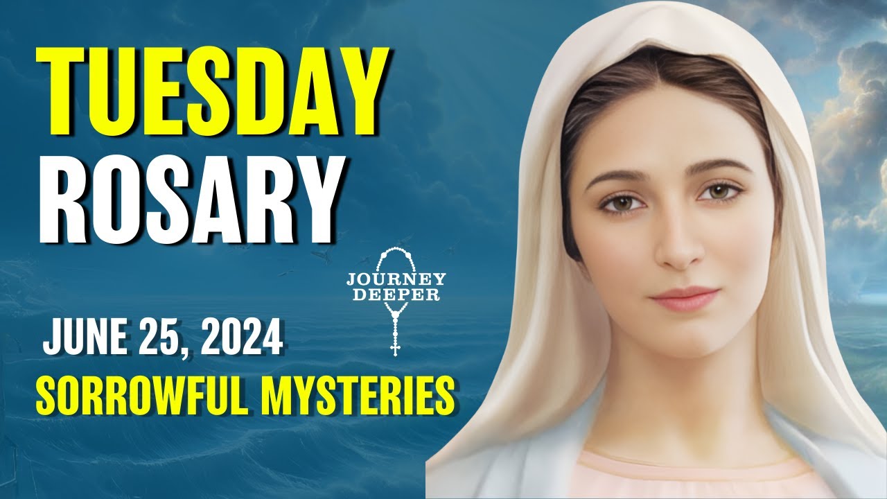 Tuesday Rosary ❤️ Sorrowful Mysteries of the Rosary ❤️ June 25, 2024 VIRTUAL ROSARY