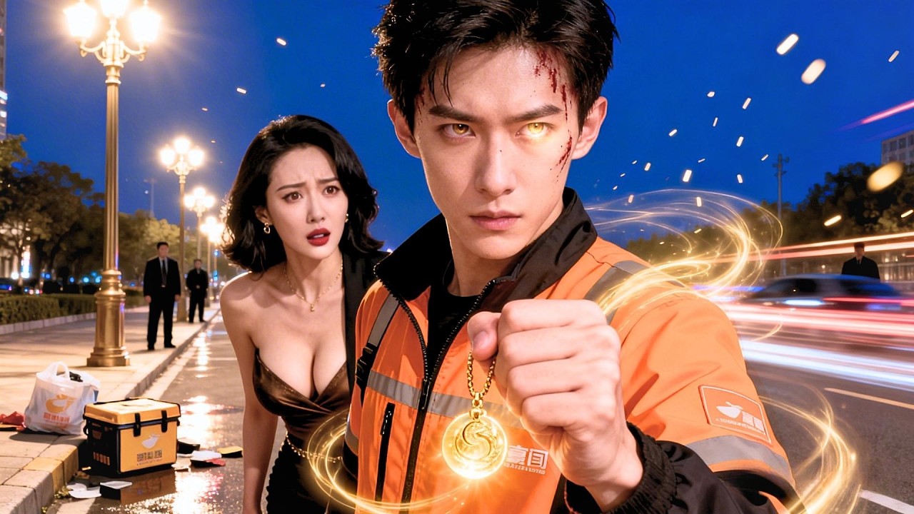 我只是個送外賣的，卻因救個美女被打得頭破血流！沒想到鮮血激活玉佩，老祖直接賜福，從此我多了雙能看穿一切的眼睛？！#drama #男频 #异能 #爽剧