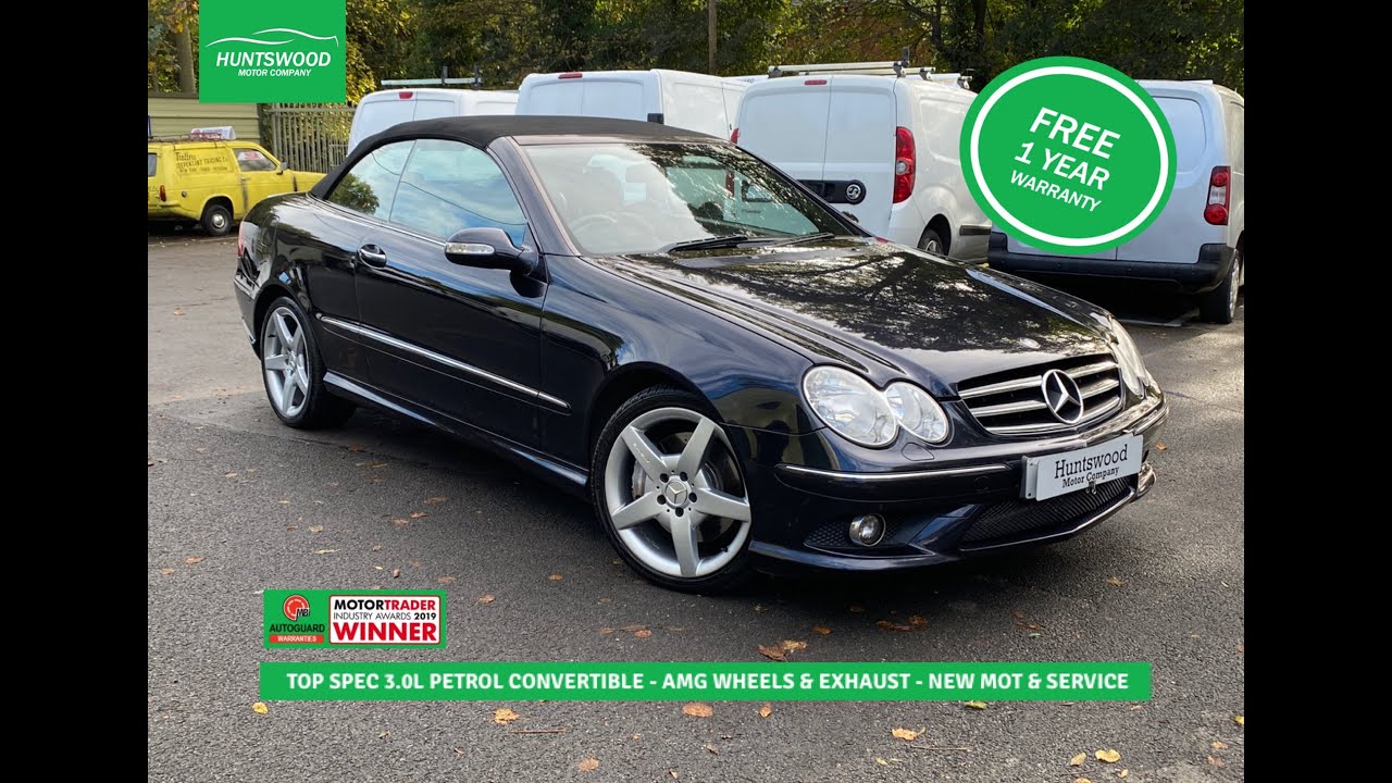 2009 MERCEDES CLK 280 3.0L PETROL V6 CONVERTIBLE 62K