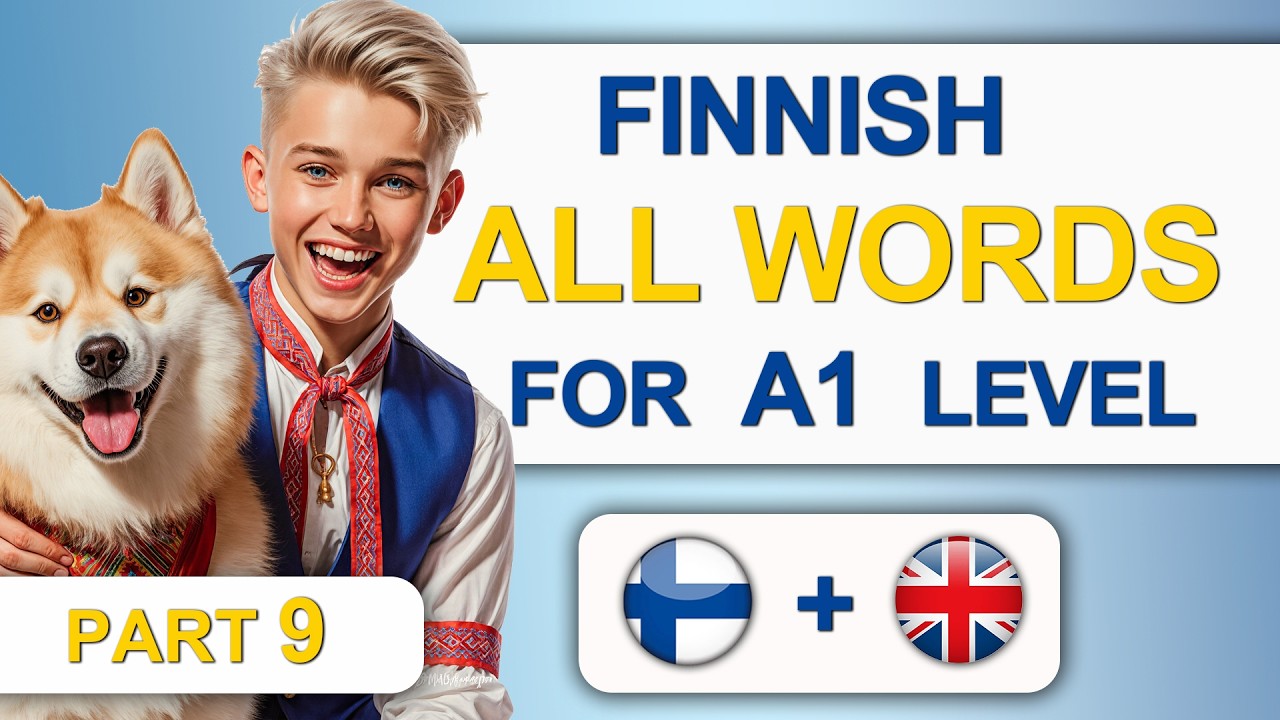 Finnish A1 Vocabulary Practice | Beginner Words