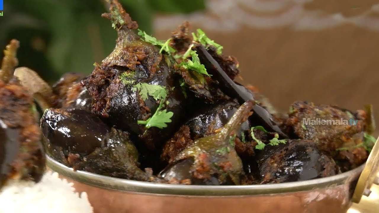 Gutti Vankaya Curry (గుత్తి వంకాయ) - How to Make Gutti Vankaya Curry - South Indian Curries Recipes
