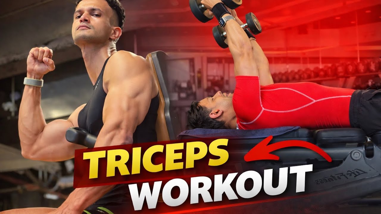 My Best Triceps Workout for Bigger Arms | Gym Triceps Training