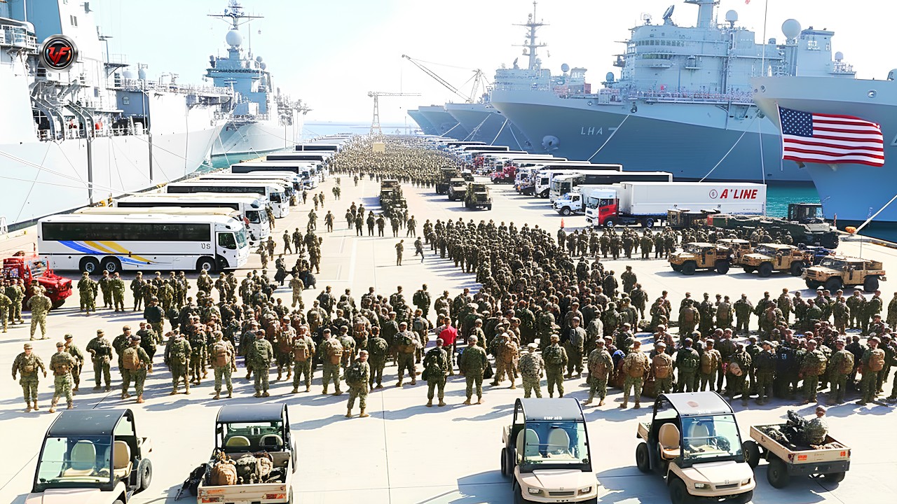Operation Begins! USS Boxer and 2,500 US Marines Move to the Strait of Hormuz