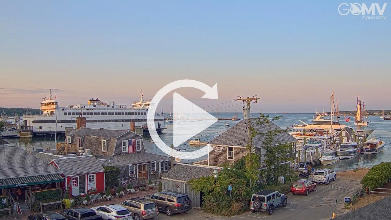 ▶️Replay Glorious Summer Day on Vineyard Haven Harbor Aug 24, 2024
