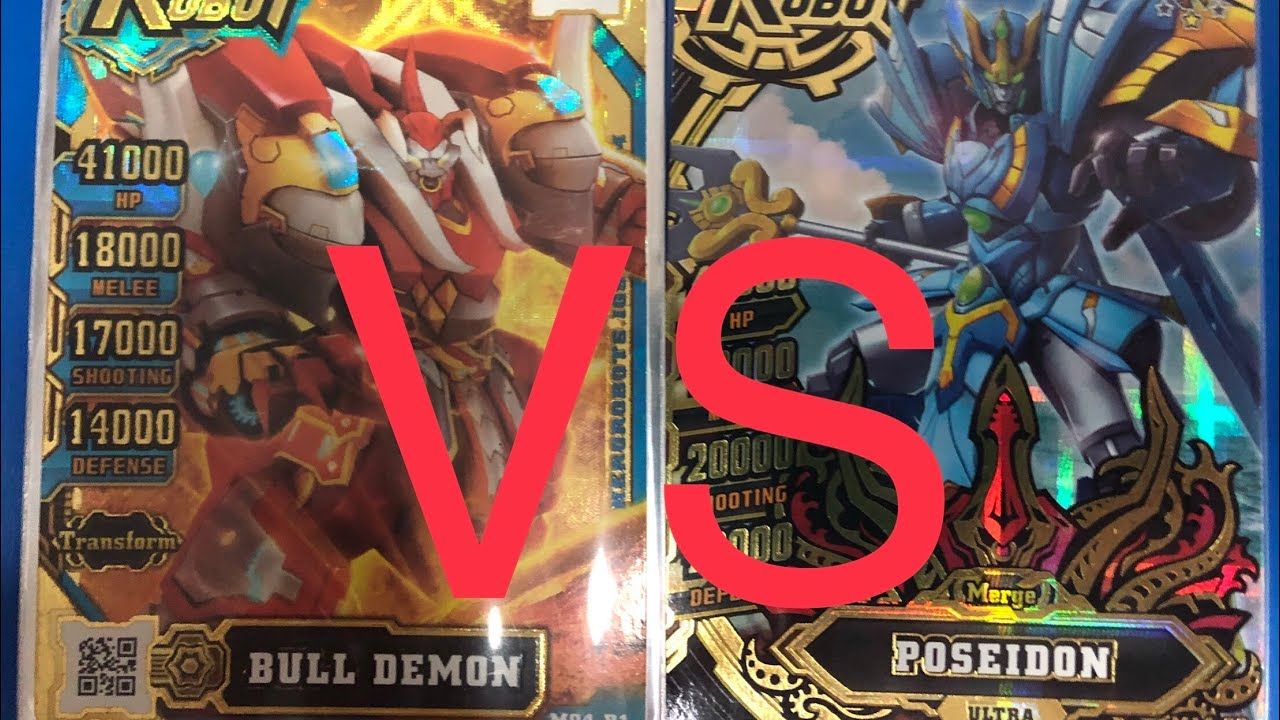Hero of robots Galaxy Epoch Ver 2 Poseidon Vs. Bull Demon clash of legends