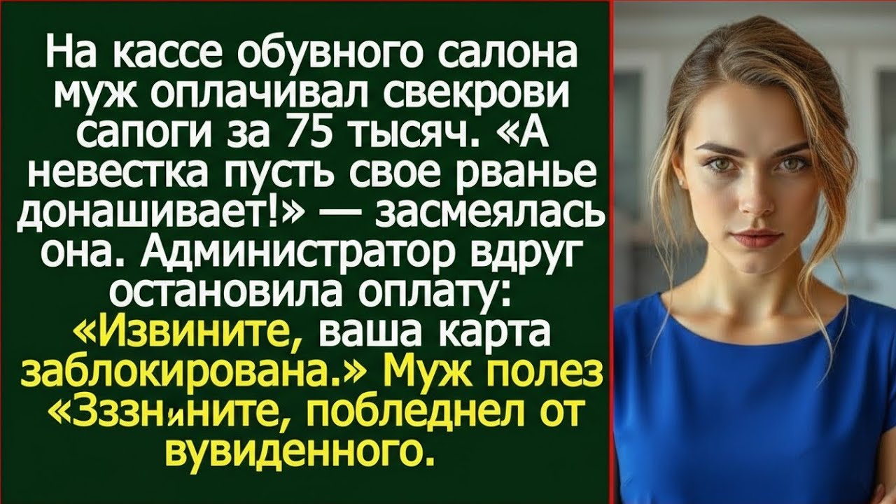 Свекровь смеялась над её «рваньём»… Но через месяц смеялась уже не она