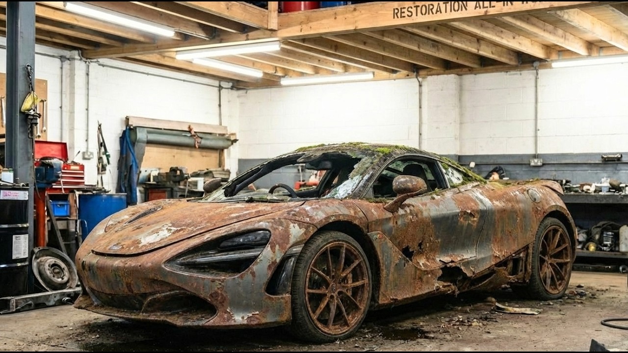 ASMR Car Restoration! Destroyed McLaren 720S Full Restoration  From Wreck to Supercar