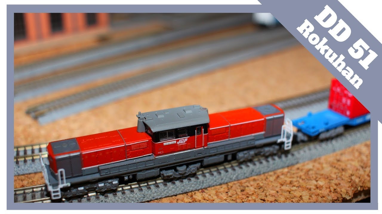 Rokuhan baut auch geile Lokomotiven   Diesel Lok Class DD51 Vorstellung
