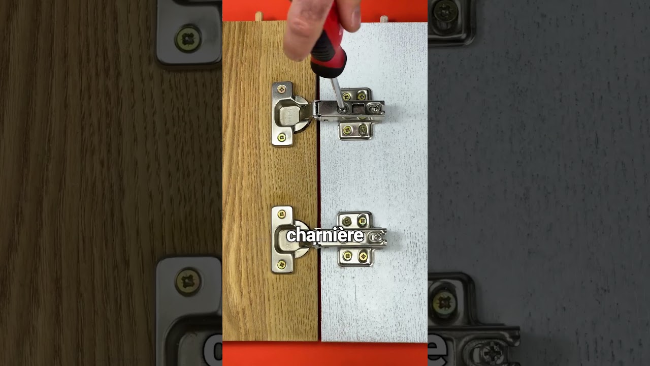 R&eacute;glage parfait de charni&egrave;res | Fini les portes qui grincent