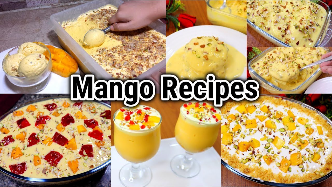 5 Delicious Mango Dessert Recipes That Melts In Your Mouth | Mango Recipe | Easy Mango Dessert