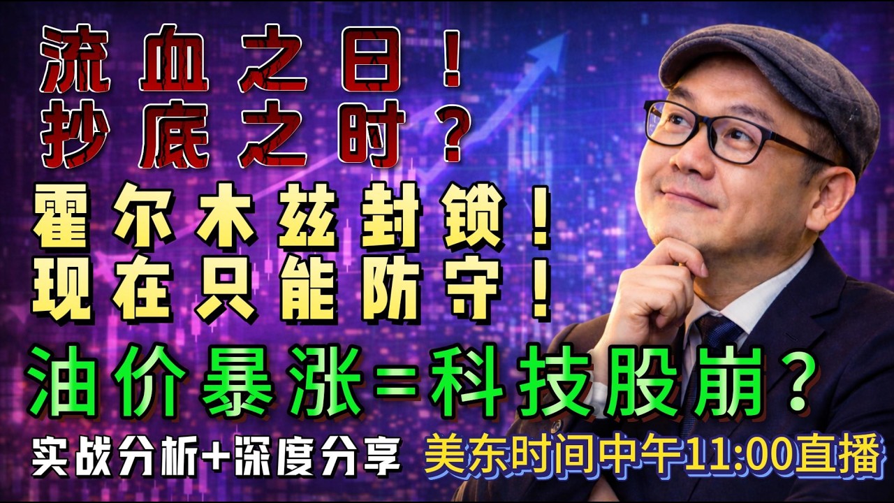 【美股盘前3月3日直播】油价失控？美股风险加大！英伟达、美光、谷歌、特斯拉策略#美股#纳斯达克#英伟达#特斯拉#美光科技#WTI原油#霍尔木兹海峡#战争行情#AI股票#科技股#美股投资