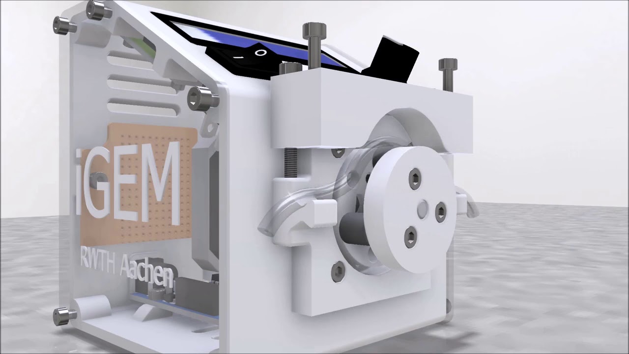 iGEM Open Source Peristaltic Pump - How it works