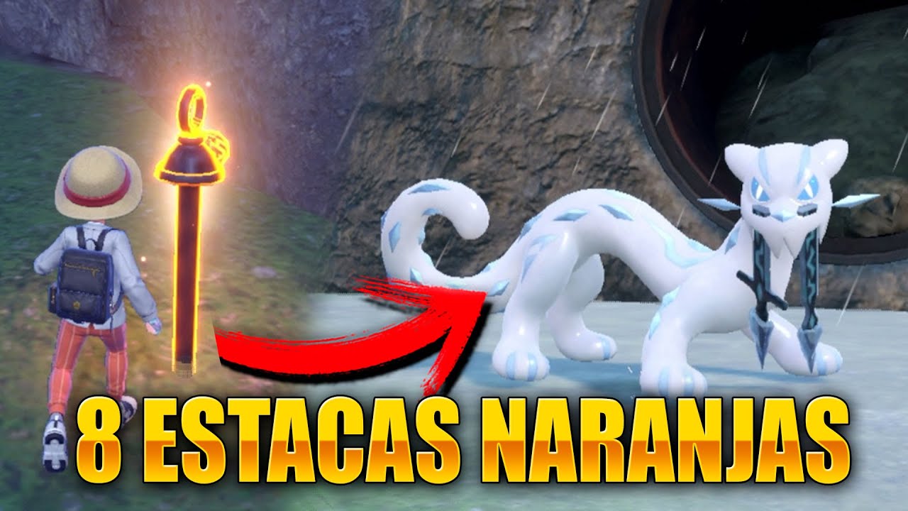 UBICACIONES DE TODAS LAS ESTACAS NARANJAS DE CHIEN-PAO POKEMON LEGENDARIO DE ESCARLATA Y PURPURA