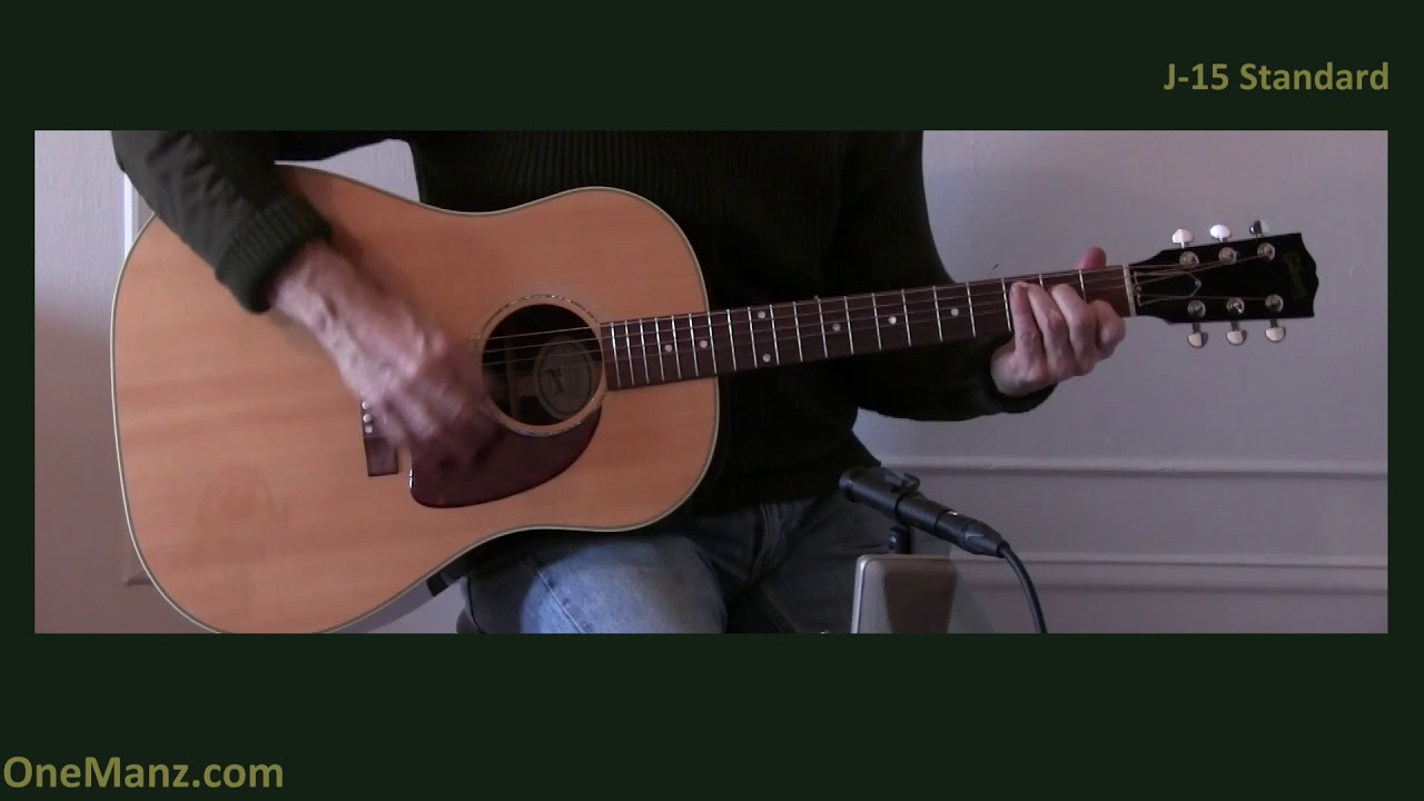 Gibson J -15 Review - One Man's Guitar onemanz.com
