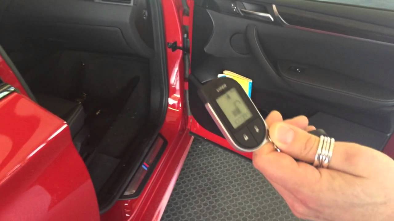 BMW X4 Navidiebstahl, Einbruch,  Viper Alarmanlage in der Premium Version