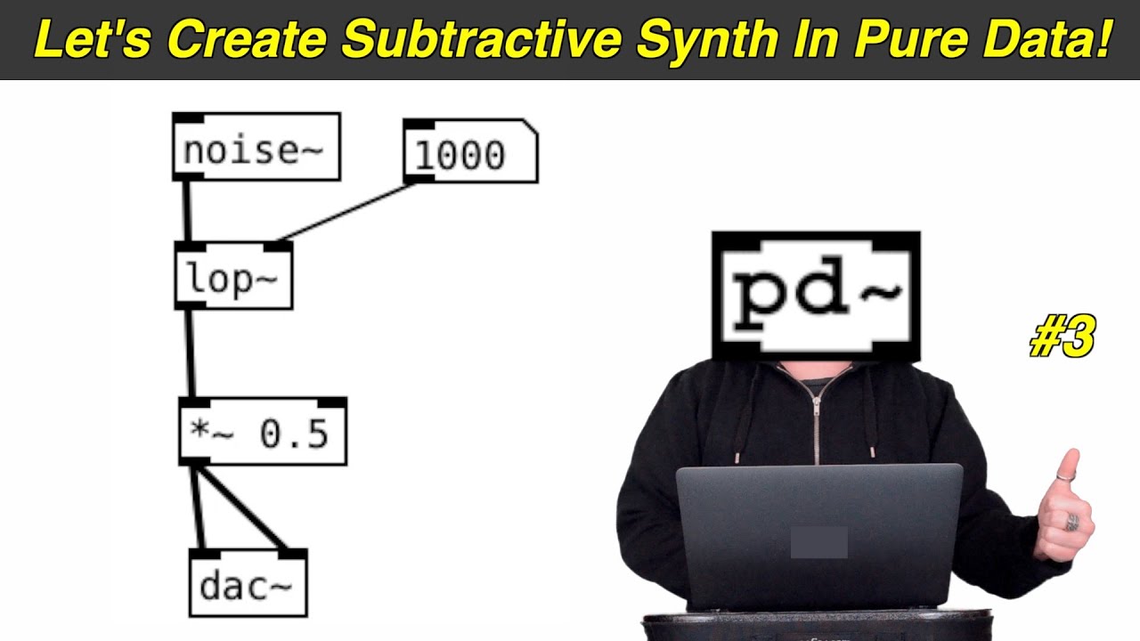 Субтрактивный синтез (Урок Pure Data №3)