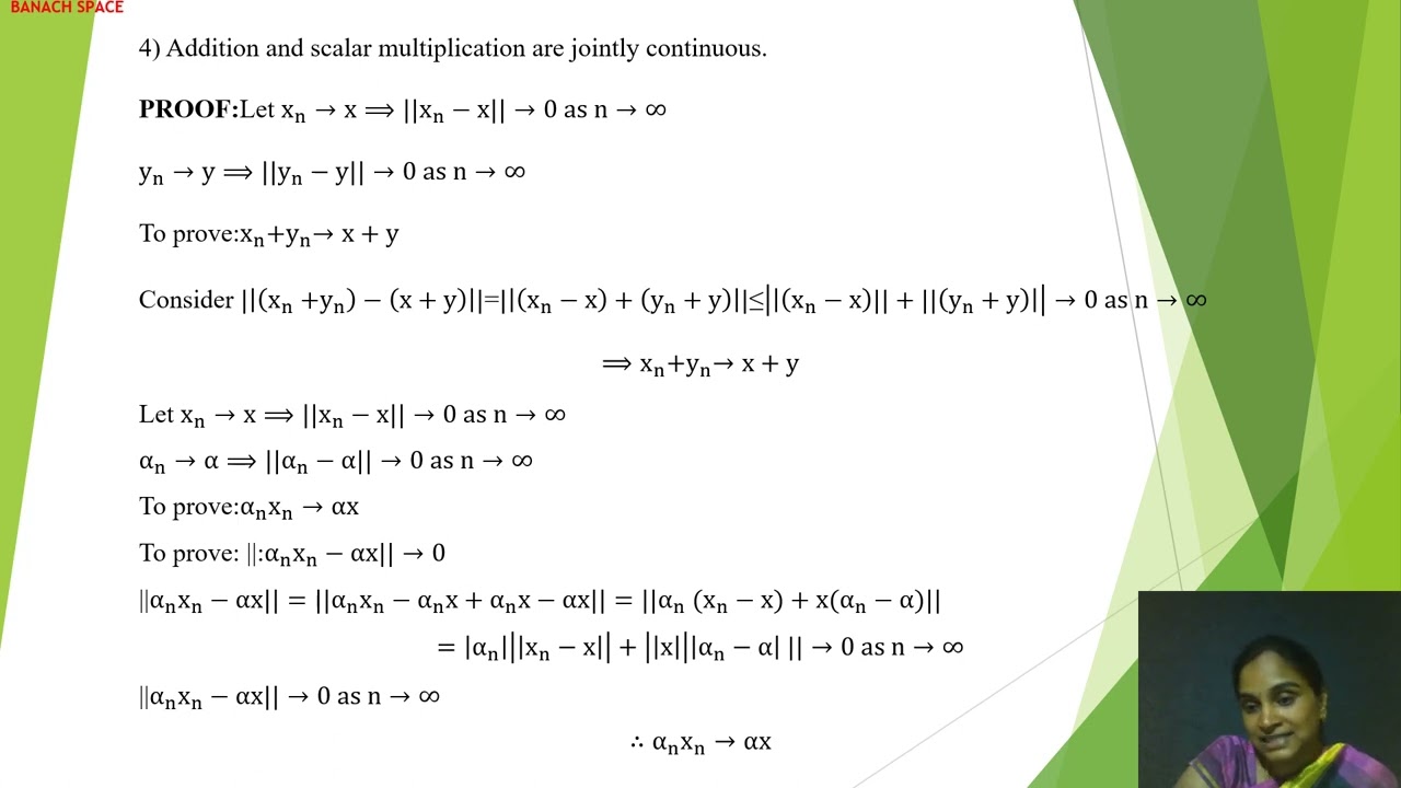 BANACH SPACE | DR. K. MOHANA | MATHS