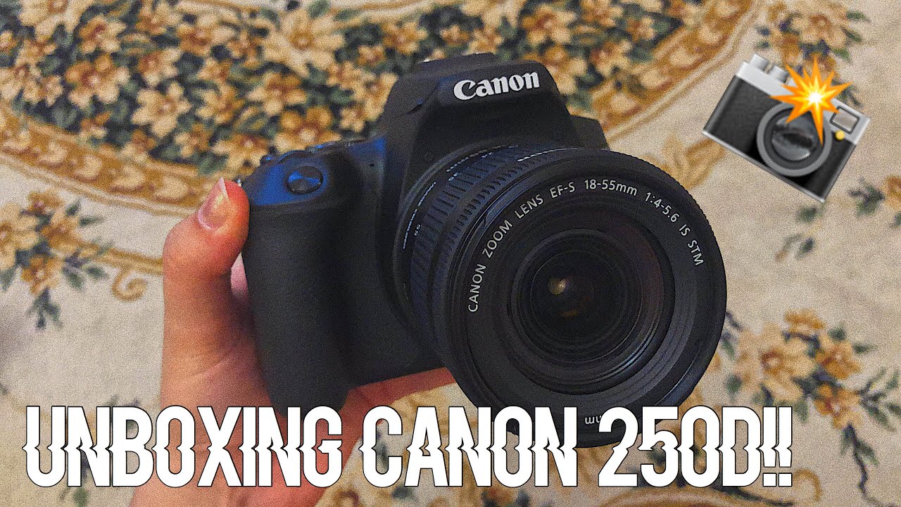 Unboxing Canon 250d!!!!