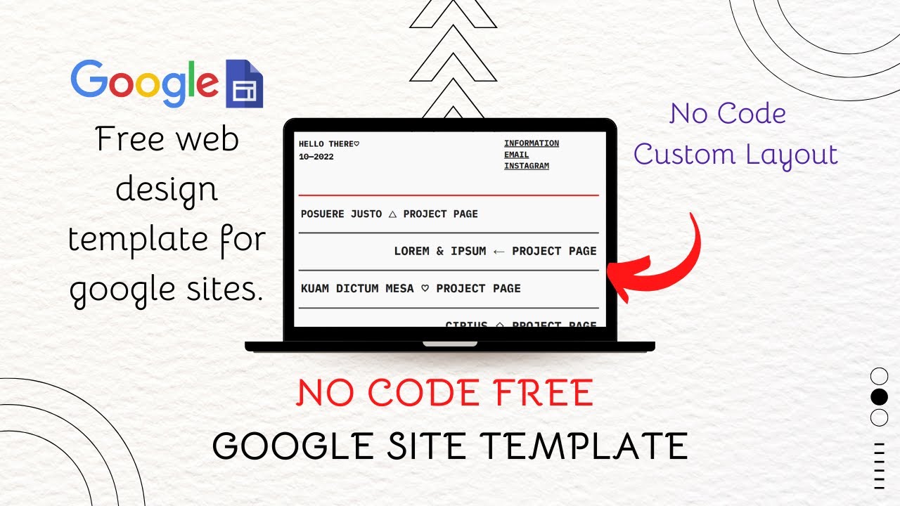 Free Google Site | The Marquee (NO CODE)