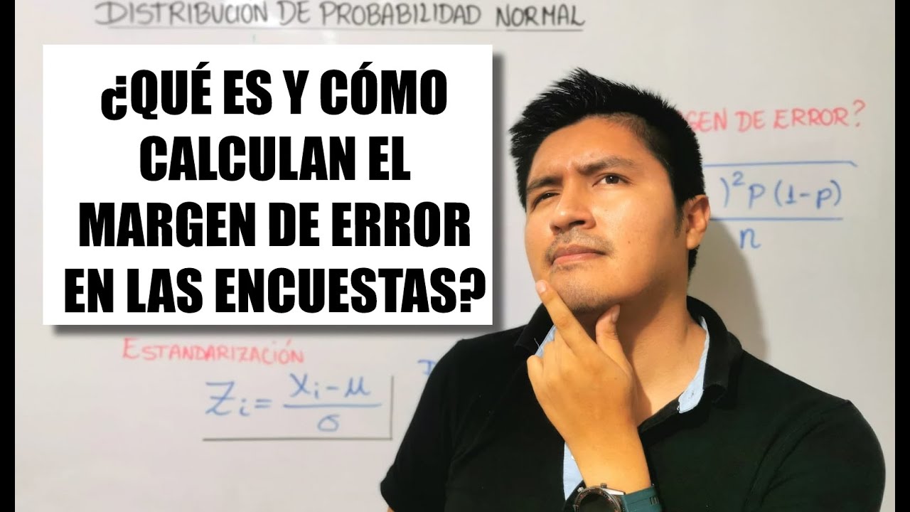 ¿Margen de error y muestra? Así se interpreta una encuesta 🤔