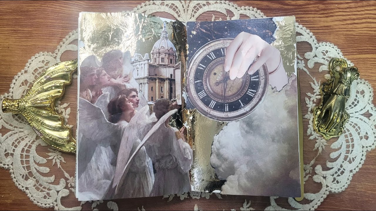 금박 포일을 써봤습니다 #다꾸 #journaling #collage #コラージュ #artjournal #콜라주  #scrapbooking