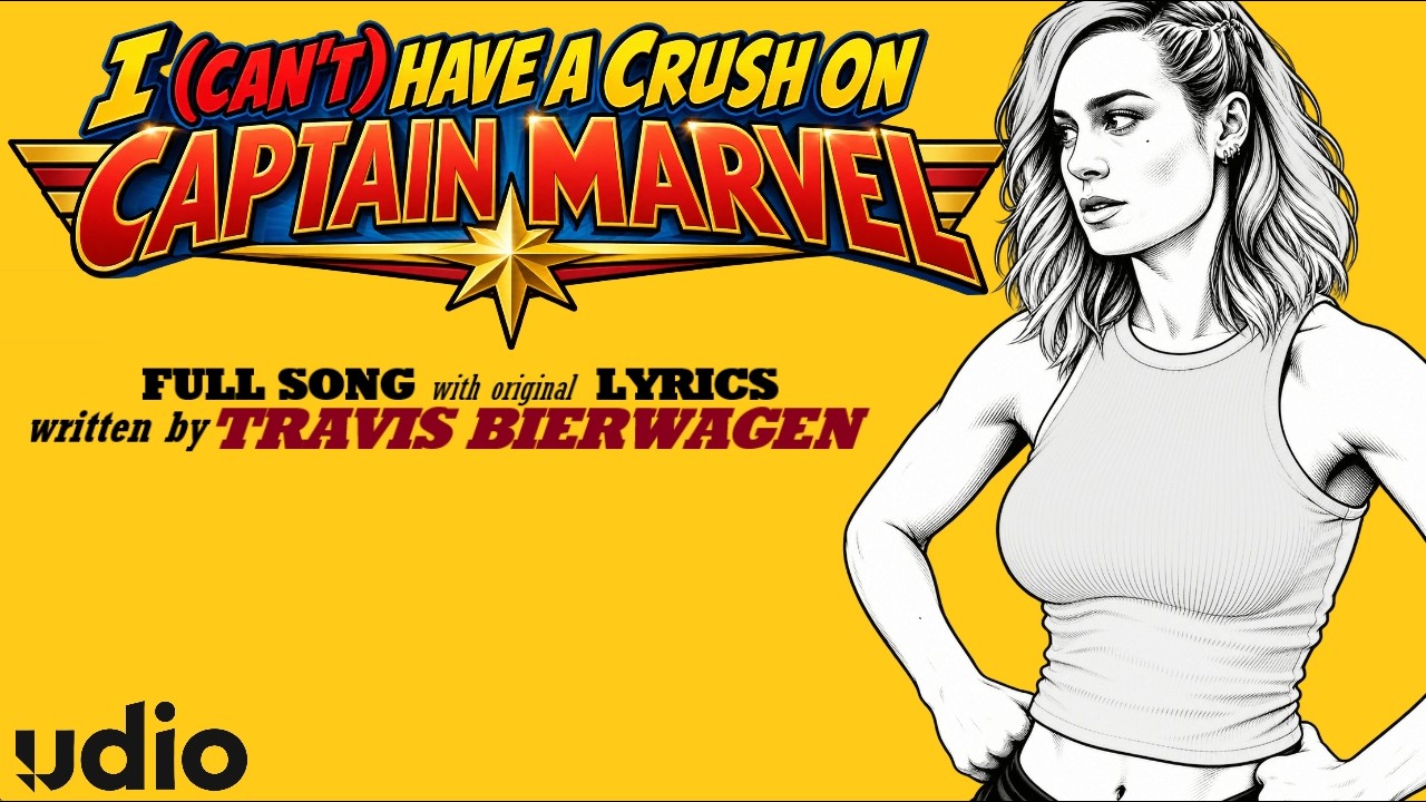 I (CAN'T) HAVE A CRUSH on CAPTAIN MARVEL // ORIGINAL SONG // BRIE LARSON // UDIO