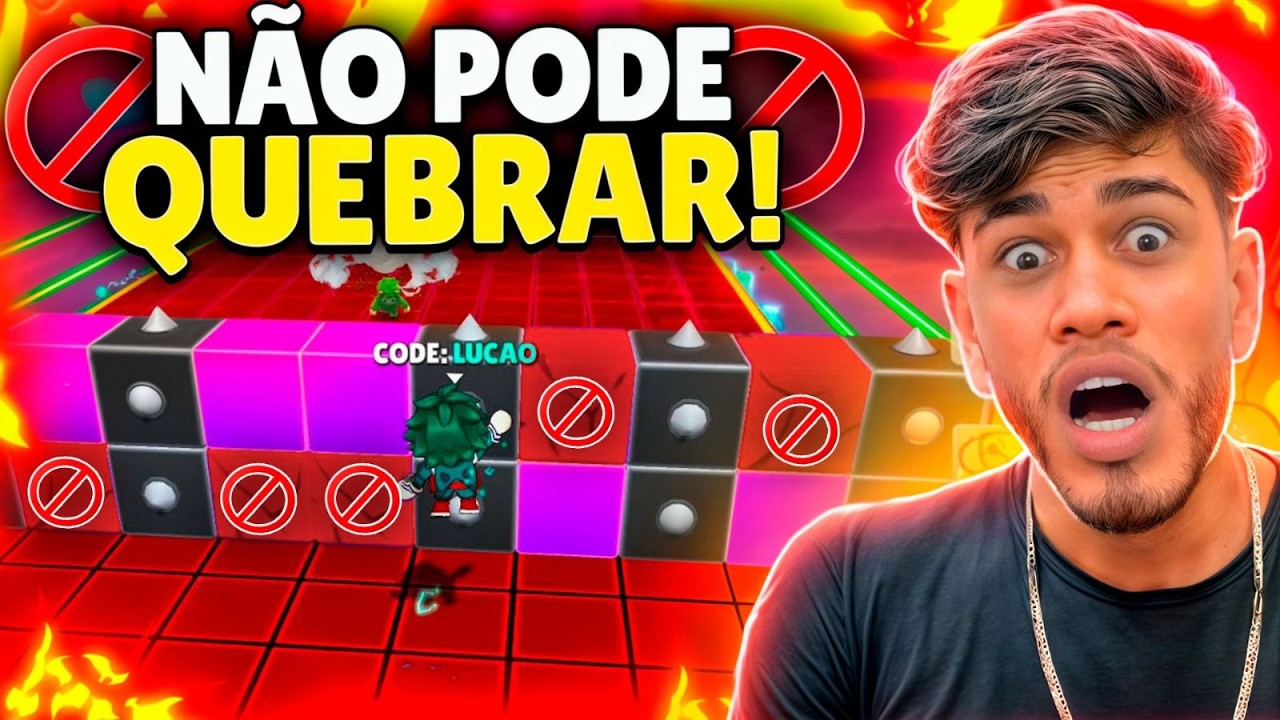 ZERANDO O BLOCKDASH SEM PODER QUEBRAR OS BLOCOS NO STUMBLE GUYS