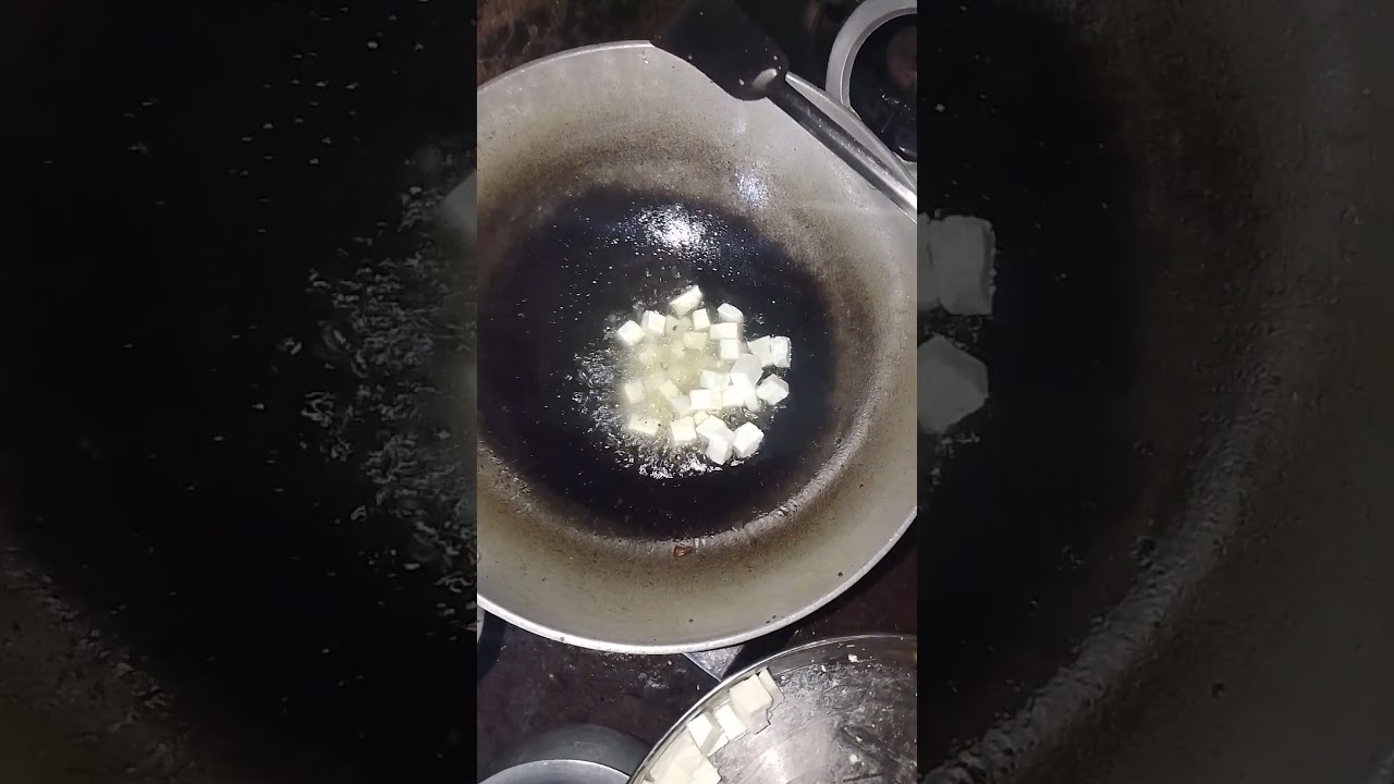paneer fry #desi #home made food #streetfood #friedmomos #foodshorts
