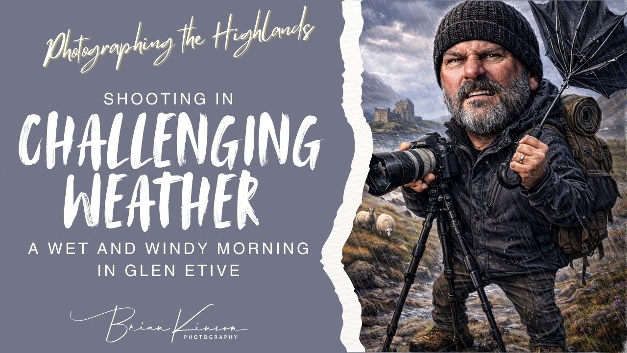 Shooting in Challenging Weather - A wet and windy day in Glen Etive