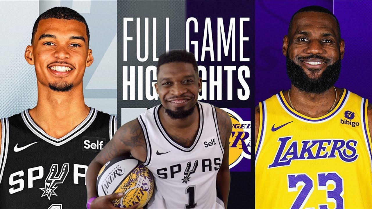 WEMBY VS BRON IS FINALY HERE! SPURS at LAKERS | FULL GAME HIGHLIGHTS | February 23, 2024
