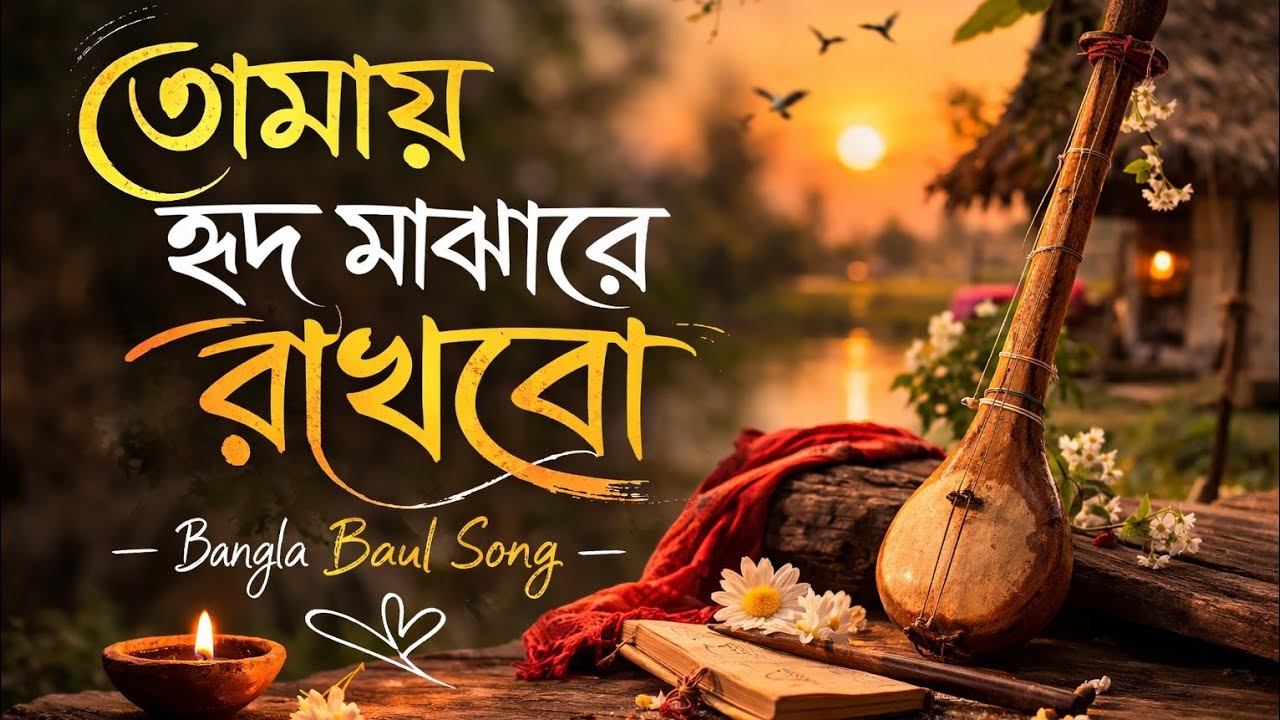 তোমায় হৃদ মাঝারে রাখবো | Tomay Hrid Majhare Rakhbo | Bangla Baul Folk Song Cover