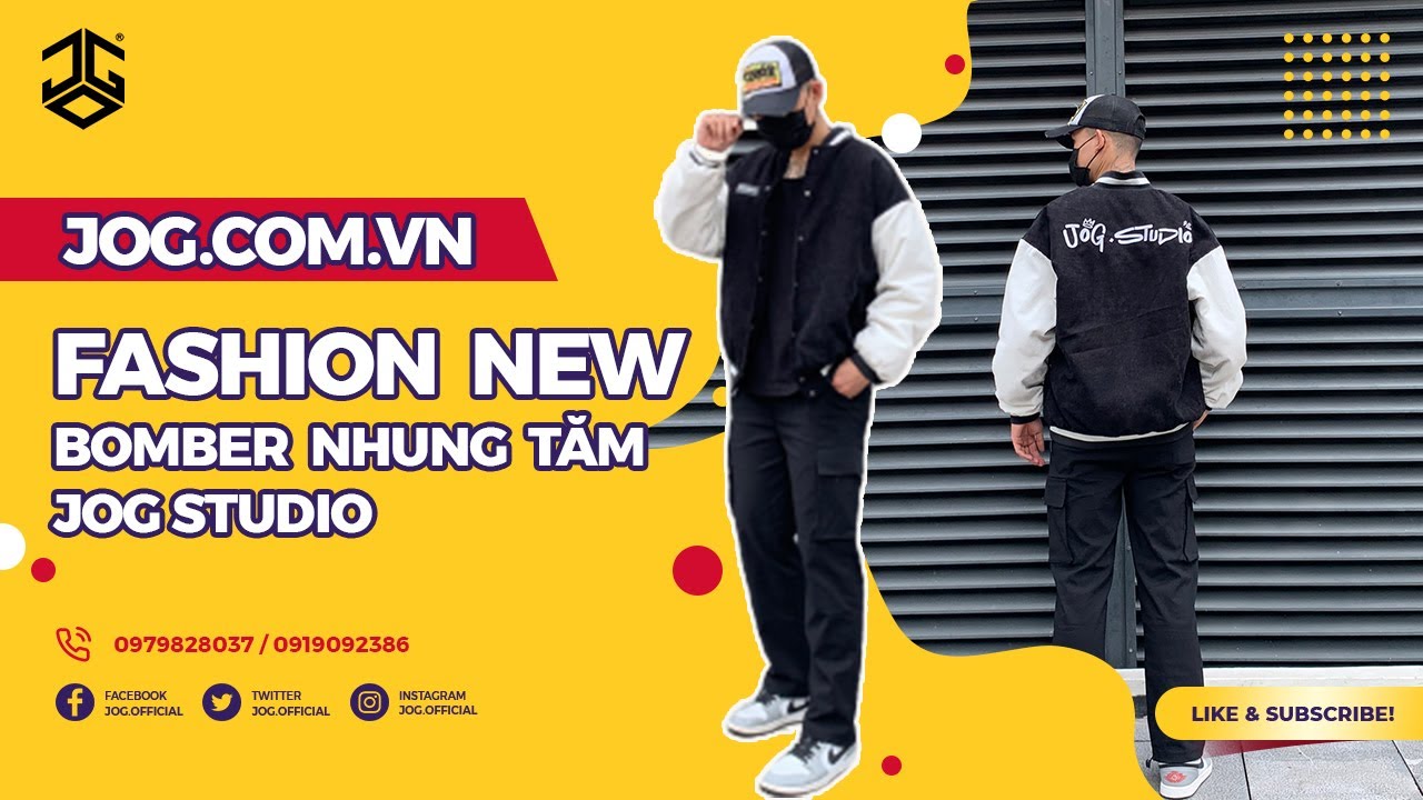 Local Brand JOG OFFICIAL - &Aacute;o Bomber Varsity Nhung Tăm JOG