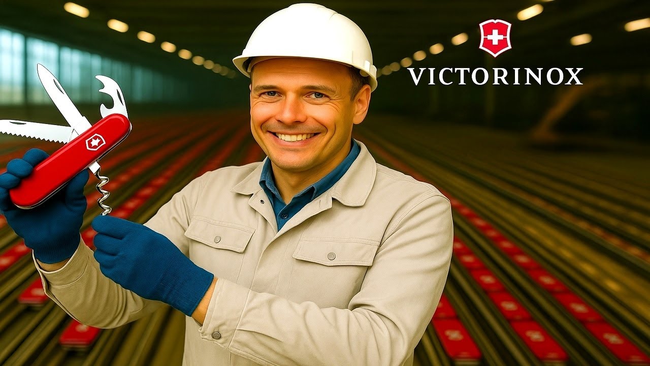 Así se fabrica la Navaja Suiza más famosa del Mundo 🔪 VICTORINOX por dentro