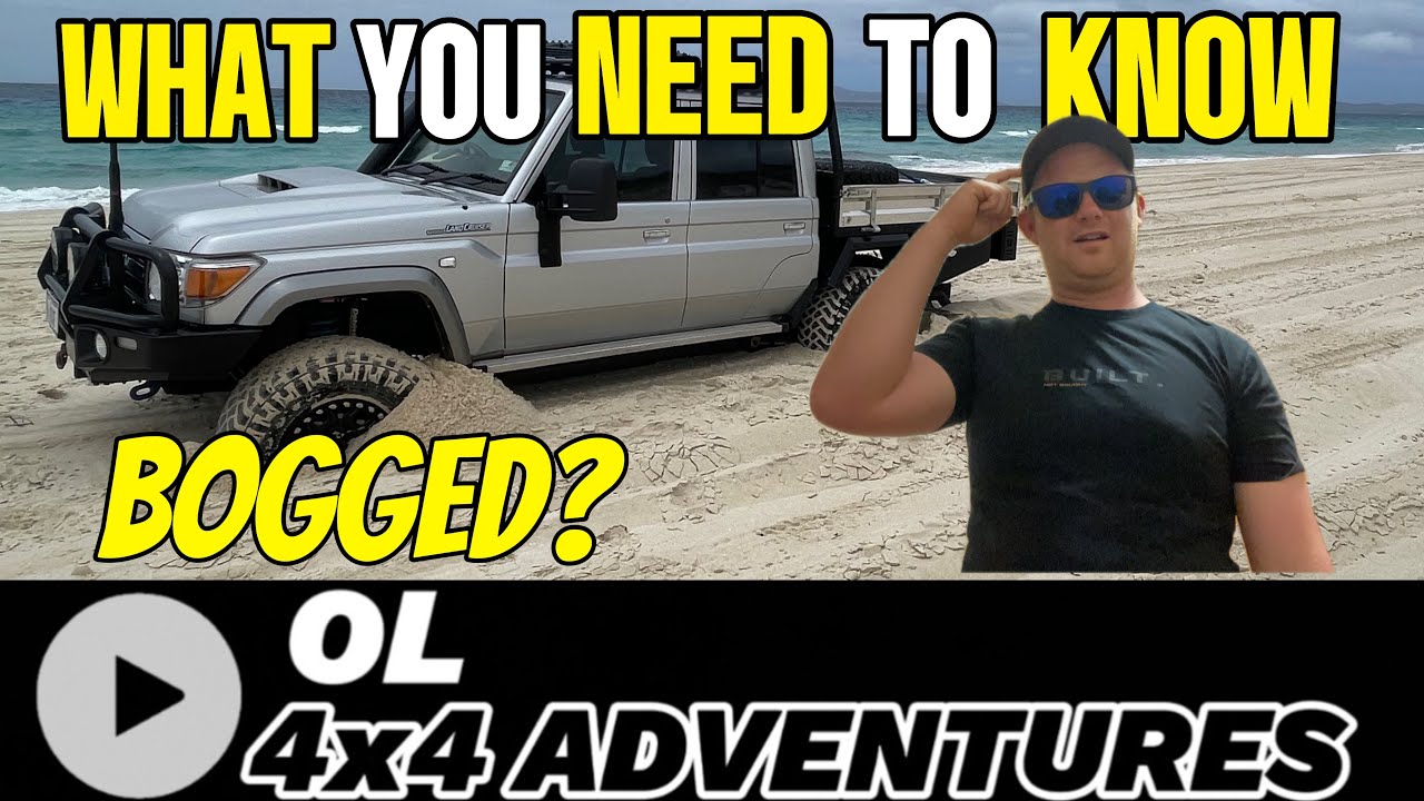 SIMPLE TIPS TO GET UNSTUCK FROM SAND | BEACH DRIVING | TOYOTA LANDCRUISER 70 SERIES