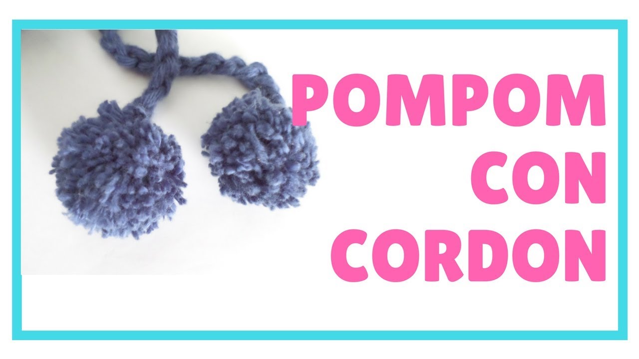 Como Poner Pompom A Un Cordon ❤️✨