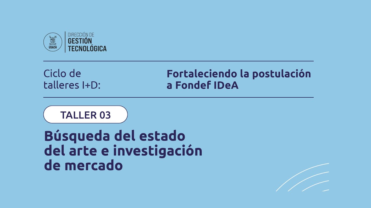 DGT | Taller 3: Búsqueda del estado del arte e investigación de mercado