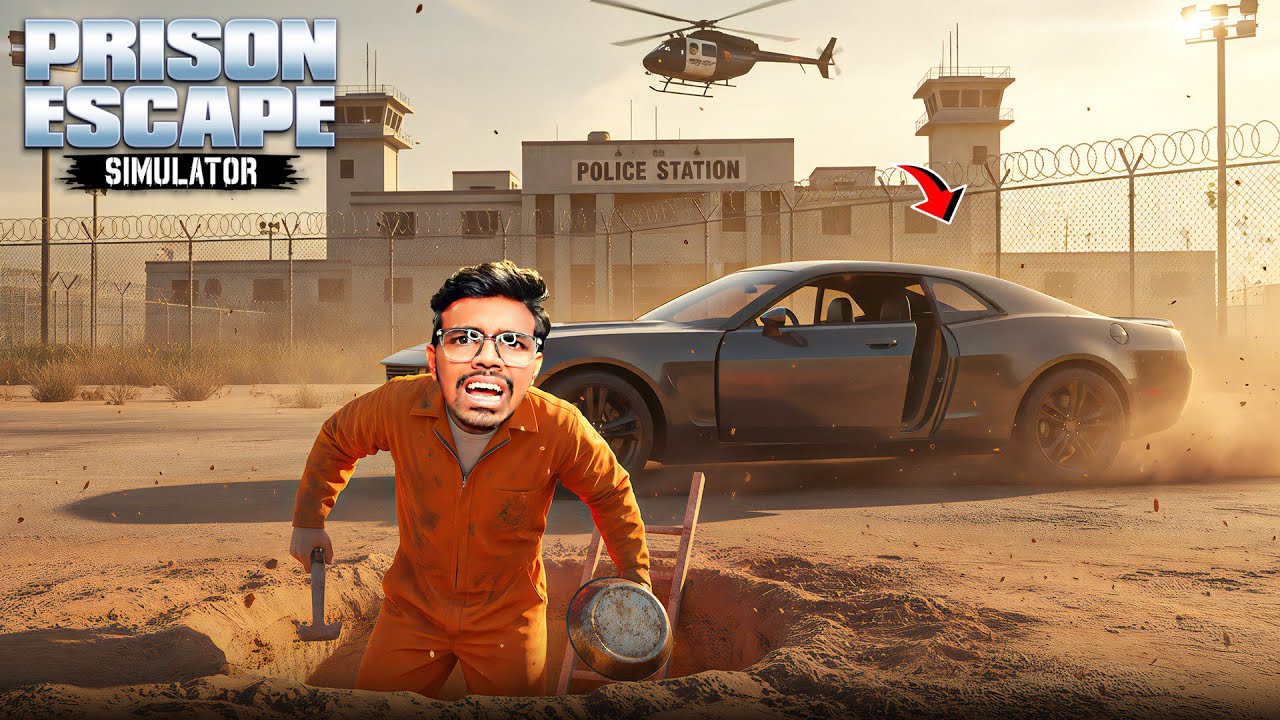 After 100 Days&hellip; I Finally Escaped the Prison 🚁 | Maddy Telugu Gamer