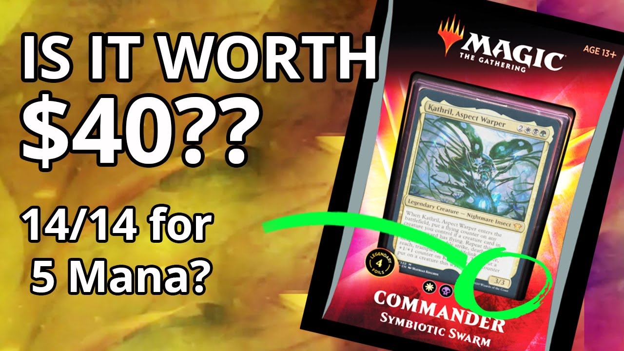 MTG Symbiotic Swarm Commander/EDH precon deck (unboxing + first impressions)